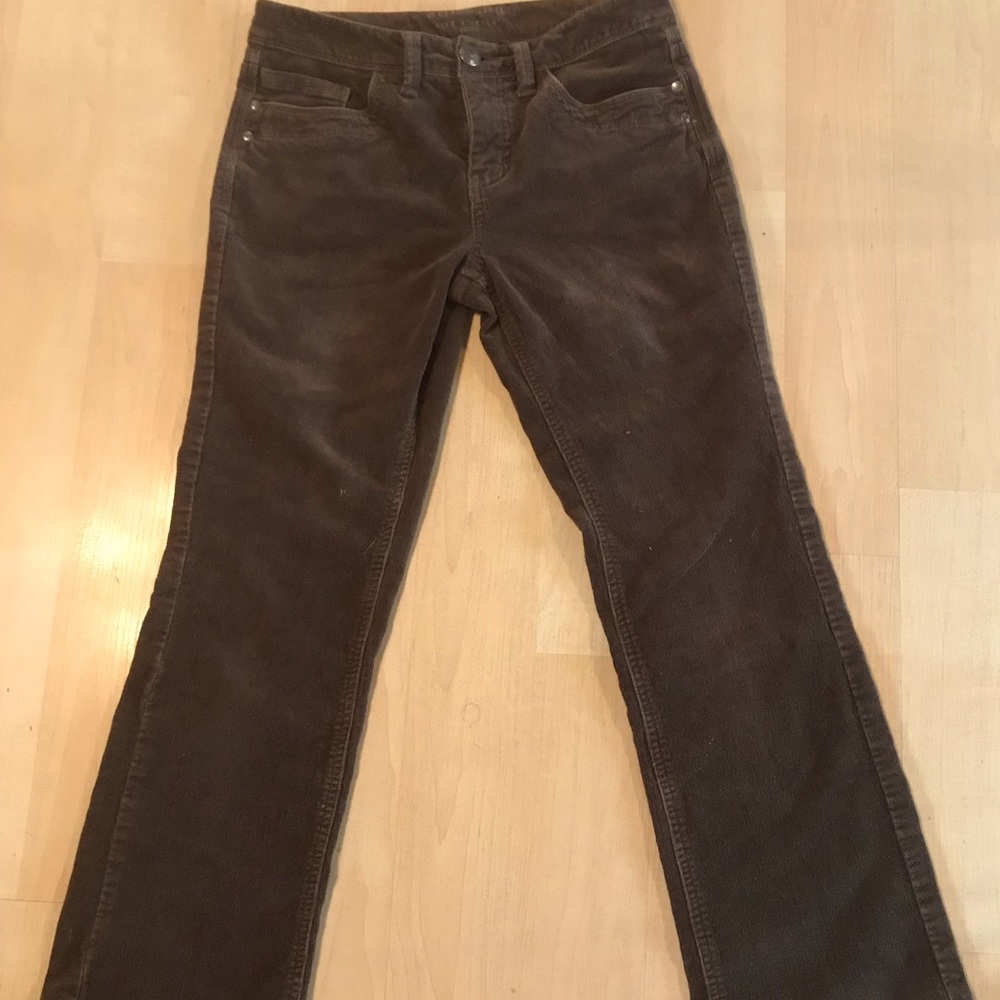 COPY - Sonoma brown corduroy petite bootcut pants